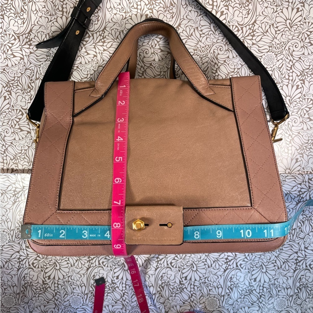 Marc by Marc Jacobs Pink leather handbag/shoulder bag - Picture 14 of 16